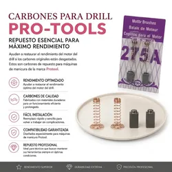 Carbones de máquina Protool