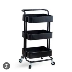 Carrito auxiliar negro