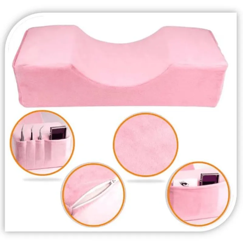 Cojin para aplicación de extensiones de pestañas 