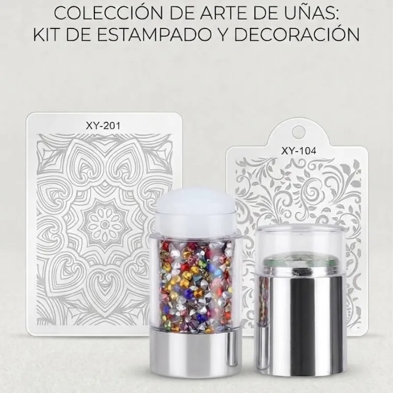 Cuño doble con 2 placas