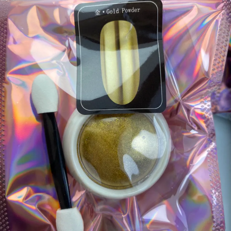 Efecto espejo dorado