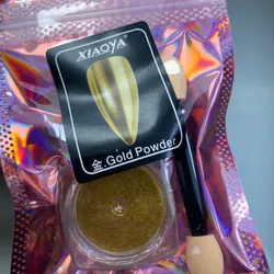 Efecto espejo dorado