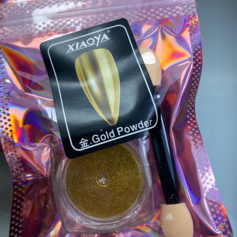 Efecto espejo dorado