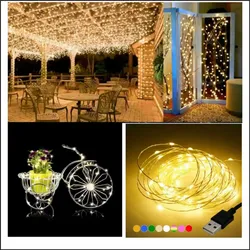 Luces con puerto USB 8 metros