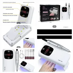 Máquina 45000 RPM & Lámpara Recargable