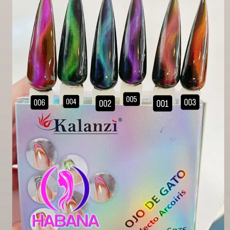 Ojo de gato efecto arcoíris 