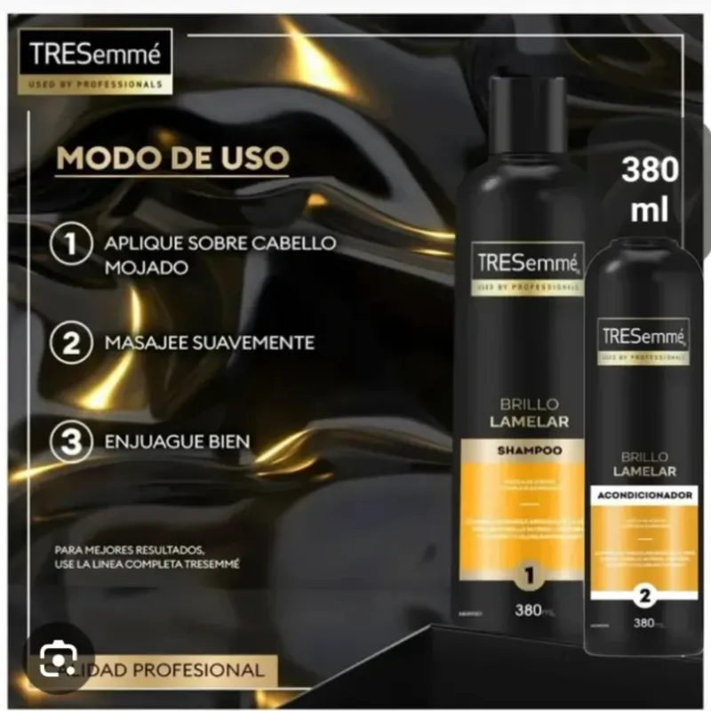 Pareja de shampoo y acondicionador(380ml)