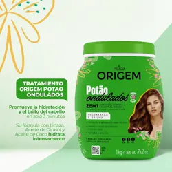 Pote de tratamiento 2 en 1