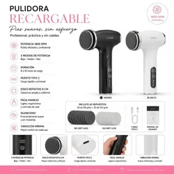 Pulidor recargable profesional +60 repuestos