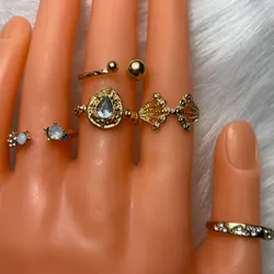 Set de 5 anillos