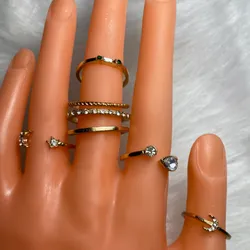 Set de 5 anillos