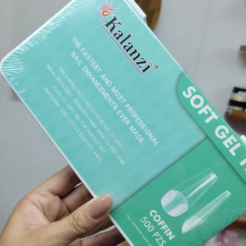 500 Tips Soft Gel Coffin