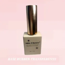 Base Rubber Miss Cherry Transparente 