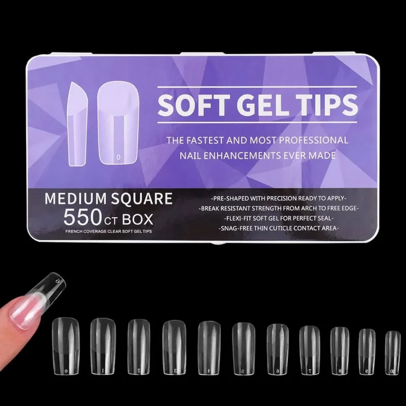 Caja de 550 tips soft gel