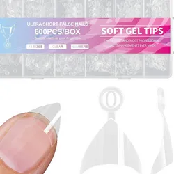Caja de 600 tips soft gel de extensión