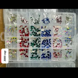Caja de joyas grande de varios colores