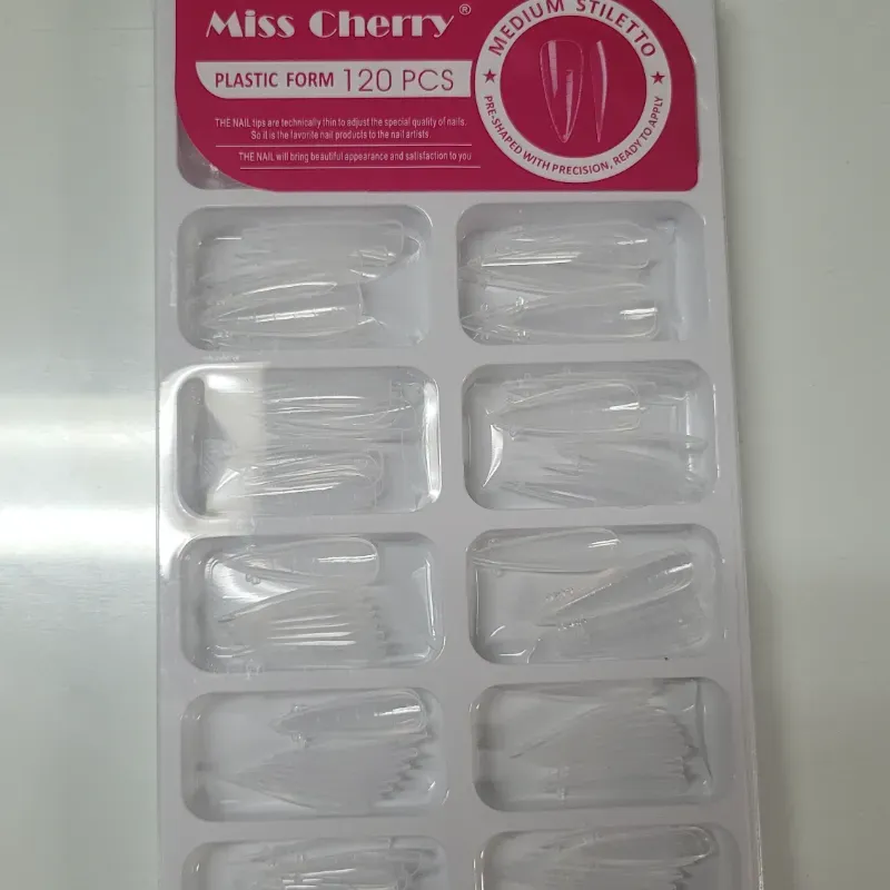 Caja de moldes stiletto (120 pcs)