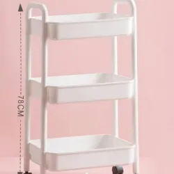 Carrito auxiliar blanco