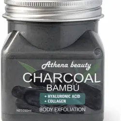 Exfoliante de charcoal bambú