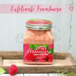 Exfoliante de frambuesa con aroma