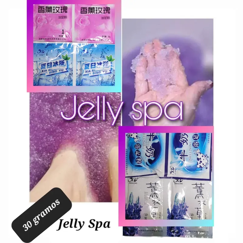 Jelly Spa 30 gramos (hace gelatina al agua para pedicura)