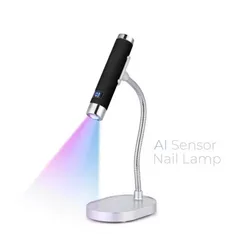 Lámpara con IA de precurado recargable con sensor de movimiento