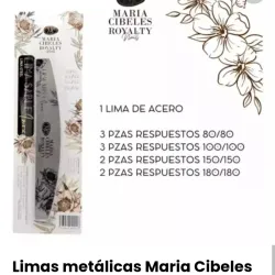 Lima metálica + 10 repuestos 
