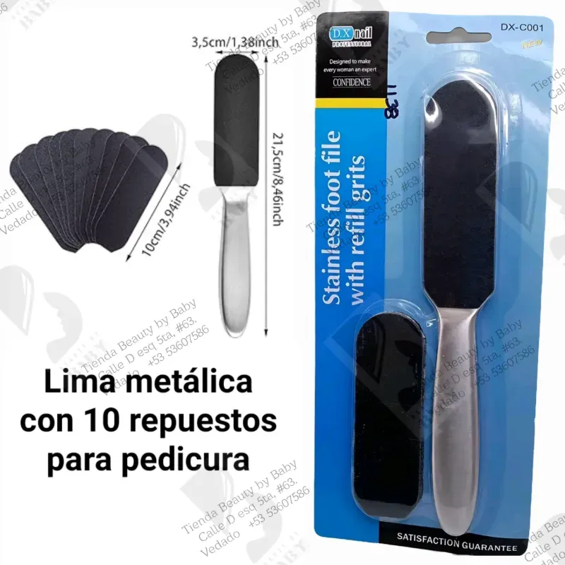 Lima metálica cn 10 repuestos 