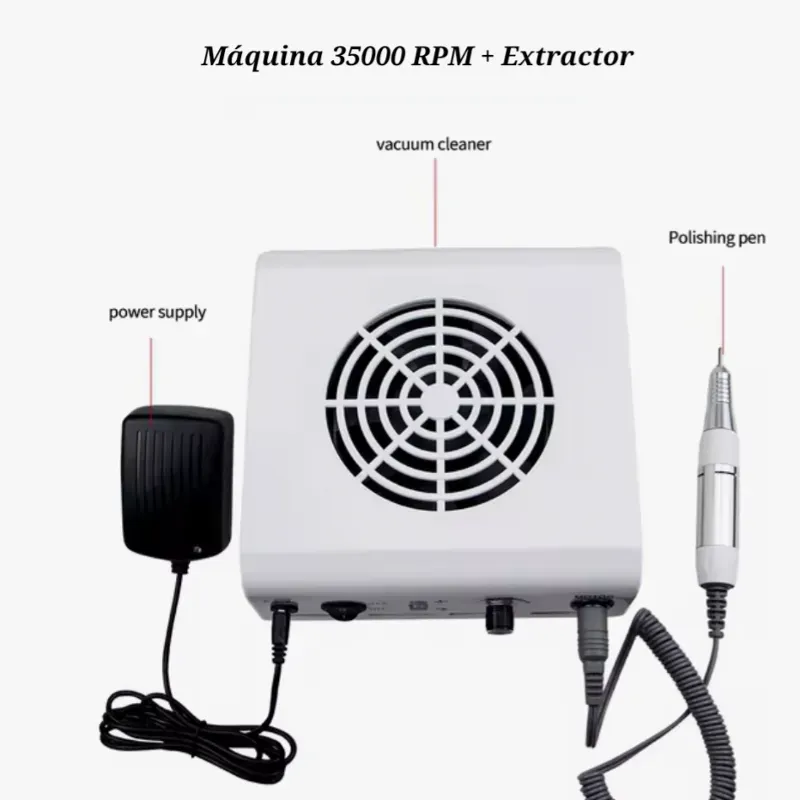 Máquina 4500 RPM + Extractor 