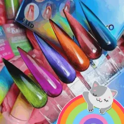 Ojo de gato arcoiris