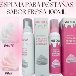 Removedor de adhesivo para pestañas en espuma