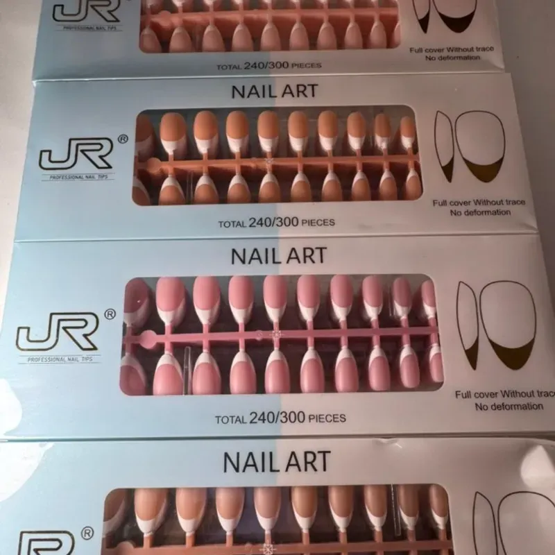Tips de Soft Gel con french (240 tips)