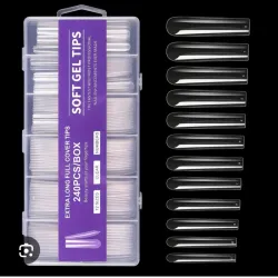 Tips Soft Gel extra largo (240 pcs)