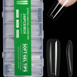 Tips Soft Gel Extra largos (240 pcs)