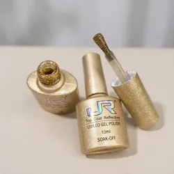 Top reflectivo dorado