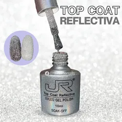 Top reflectivo plateado