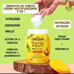 Tratamiento capilar + crema de peinar 2 en 1
