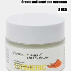 Crema de cúrcuma para acné