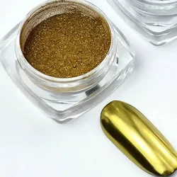 Efecto espejo dorado