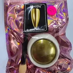 Efecto espejo dorado