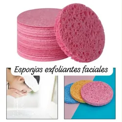 Esponjas exfoliantes para lavar el rostro