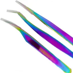 Set de pinzas tornasol para pestañas