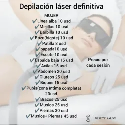 ✨Depilación láser definitiva para MUJER 💆‍♀️ PRECIOS EN LA DESCRIPCIÓN 