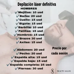 Depilación láser para hombre 👍