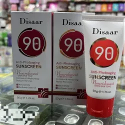 Protector solar de la marca Disaar "Anti-Photoaging Sunscreen" con SPF 90.