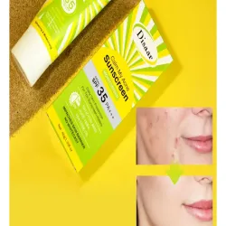 Protector solar e hidratante "Disaar Calm My Acne Sunscreen" con SPF 35 PA+++.