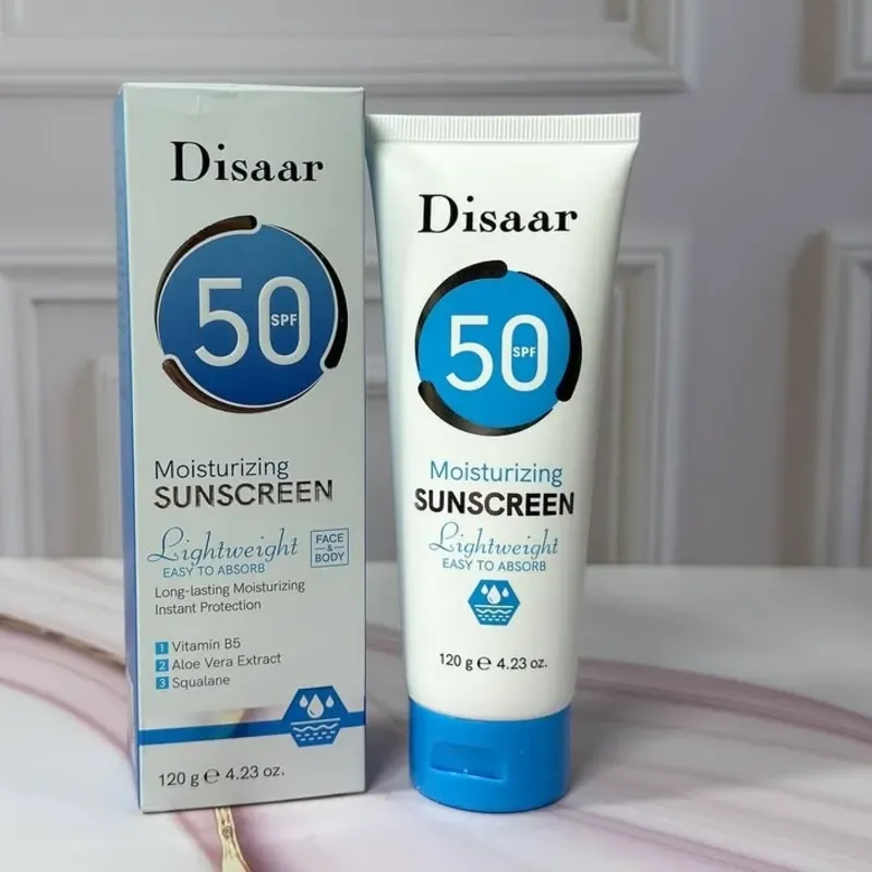 protector solar ligero y no graso de 50 spf