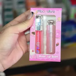 Lip gloss + bálsamo hidratante