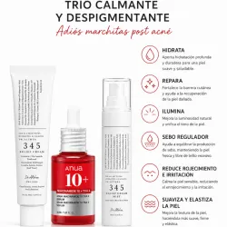 Trío crema y spray  345 + Sérum Niacinamida y Ácido Tranexámico