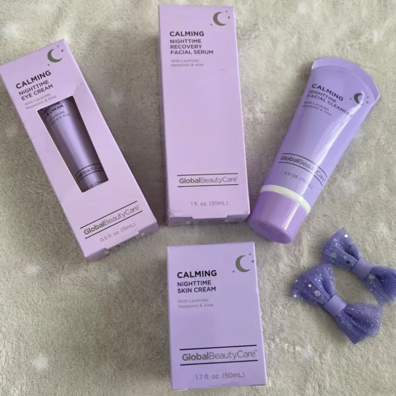💜Kit Calming Nighttime – Global Beauty Care 4 pasos